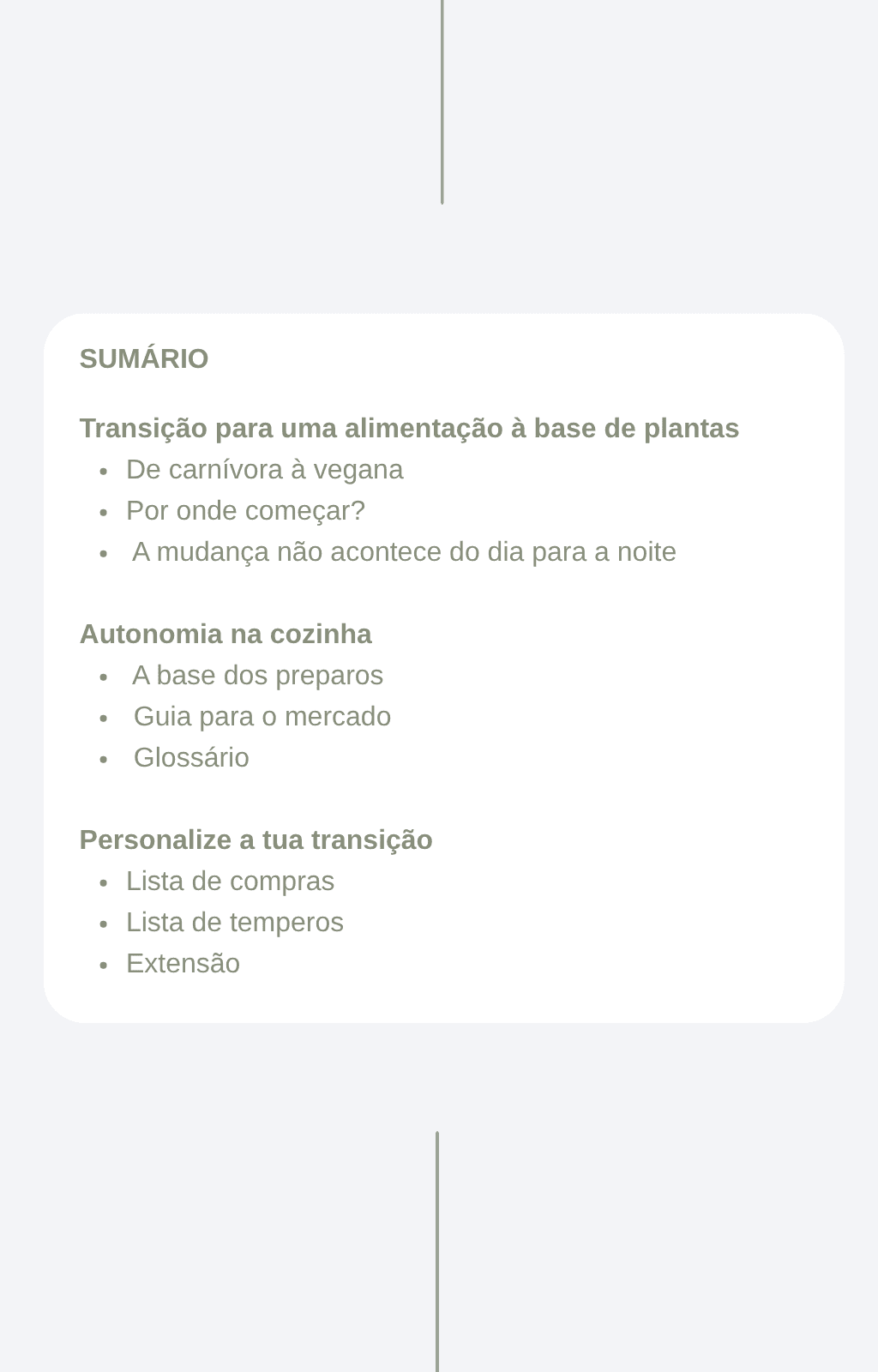 Página do e-book: sumário completo